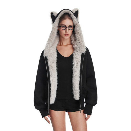 FDR官方店座山雕毛毛卫衣外套