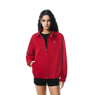 潮牌宽松情侣开衫 复古翻领夹克外套女秋季 拉链上衣 美式 FDR官方店