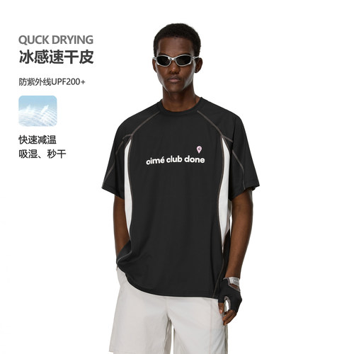 FDR官方店 哈苏线速干衣运动圆领短袖T恤男2026年新款凉感上衣女