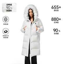 【杨博文同款】FDR 情侣厚外套男款可拆毛领中长款羽绒服女款冬季