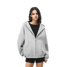 FDR官方店 美式印花开衫连帽卫衣外套男女秋季潮牌情侣装拉链上衣