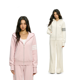 华夫格连帽拉链卫衣男款 开衫 春季 修身 外套女 2026新款 FDR官方店