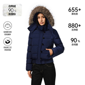 2025巨好看保暖毛领修身 女款 厚外套 羽绒服冬季 FDR南区菲奥娜短款