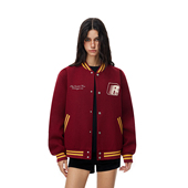 美式 FDR官方店 R字学院风加厚棒球服外套男女秋冬季 情侣宽松夹克