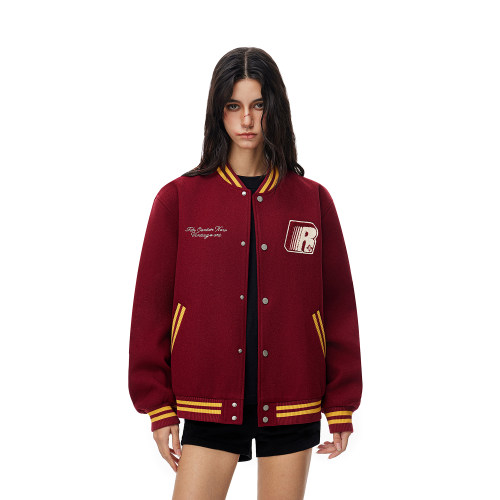 FDR官方店R字学院风加厚棒球服