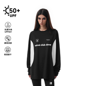 FDR官方店 徽章拼接速干长袖 t恤男女凉感运动骑行球衣宽松训练服