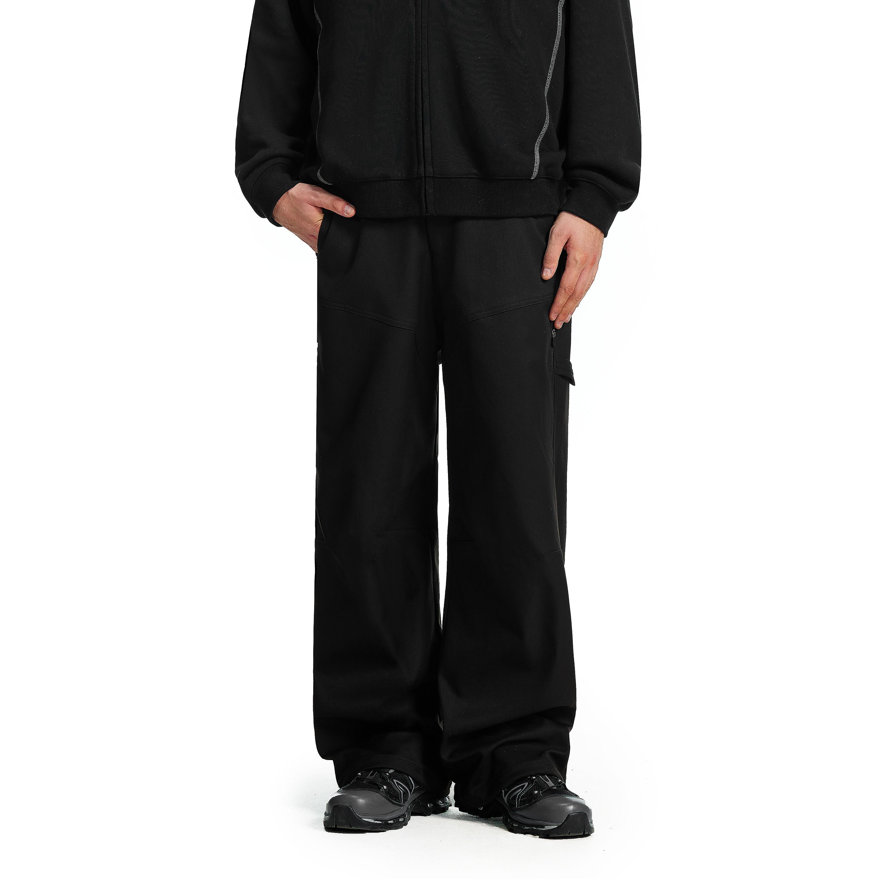 FDR官方店斜纹伐木工装直筒裤