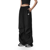 伞兵运动裤 情侣长裤 宽松休闲裤 抽绳收脚直筒裤 男女夏季 FDR官方店