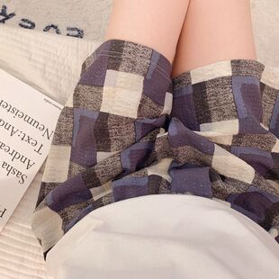 女童短裤薄款初中生夏季裤头儿童阔腿裤子女大童可外穿睡裤五分裤