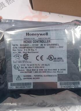 美国Honeywell霍尼韦尔HC900系统DCS卡件900A01-0102现货10个原装