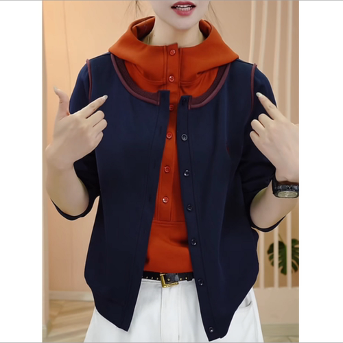 【送运费险】洋气假两件卫衣女