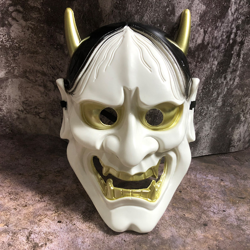 万圣节恐怖全脸面具般若兰陵王化妆舞会鬼屋剧本杀密室逃脱cos