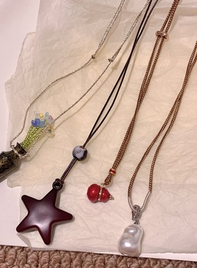 米珠串珠项链女小众设计感高级轻奢气质百搭锁骨链