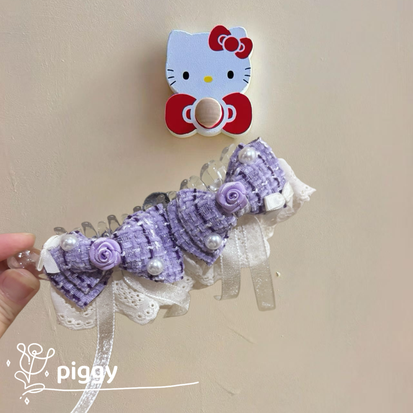 韩系高级感紫色格纹蝴蝶结发夹精致气质百搭甜美香蕉夹,饰品/流行首饰/时尚饰品新,发饰,淘宝优惠券,粉丝福利购,淘宝优惠卷