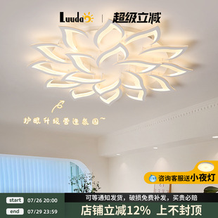 创意吸顶灯现代简约农村自建房家用大灯中山灯具 客厅主灯2025新款