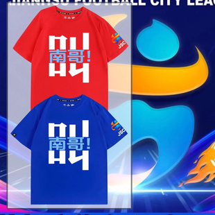 2025苏超足球联赛比赛叫南哥南京南通队应援短袖诸位球迷定制T恤