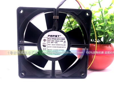 原装德国ebmpapst TYP 4314GMS 24V 2.6W 120*120*32三线直流风扇