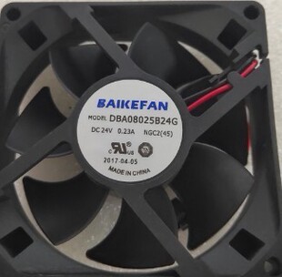 原装BAIKE DBA08025B24G DC24V 0.23A 变频器风扇DBA08025B24G