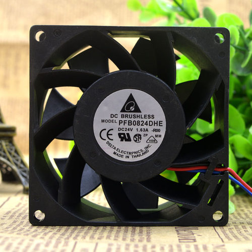 PFB0824DHE 24V 1.63A 原装 台达 DELTA 8038 超大风量 散热风扇