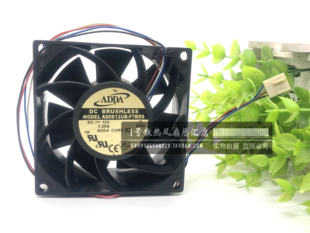 12V 全新協(xié)喜ADDA AD0812UB F7BDS 高轉(zhuǎn)速大風(fēng)量4線暴力扇 1.20A