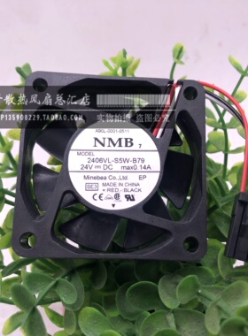 NMB-MAT 2406VL-S5W-B79 24V DC max 0.14A 6cm 发那科 散热风扇