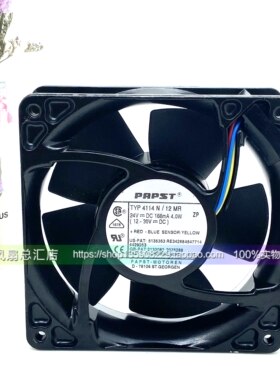 原装 PAPST TYP4114N/12 MR 12038 DC24V 4W 12cm 变频器风扇