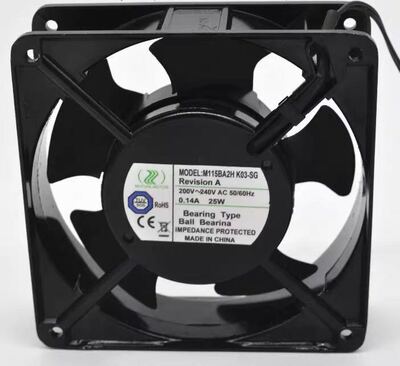 原装MUTUAL MOTOR M115BA2H M115BA1金属风扇H 12CM 200/240V