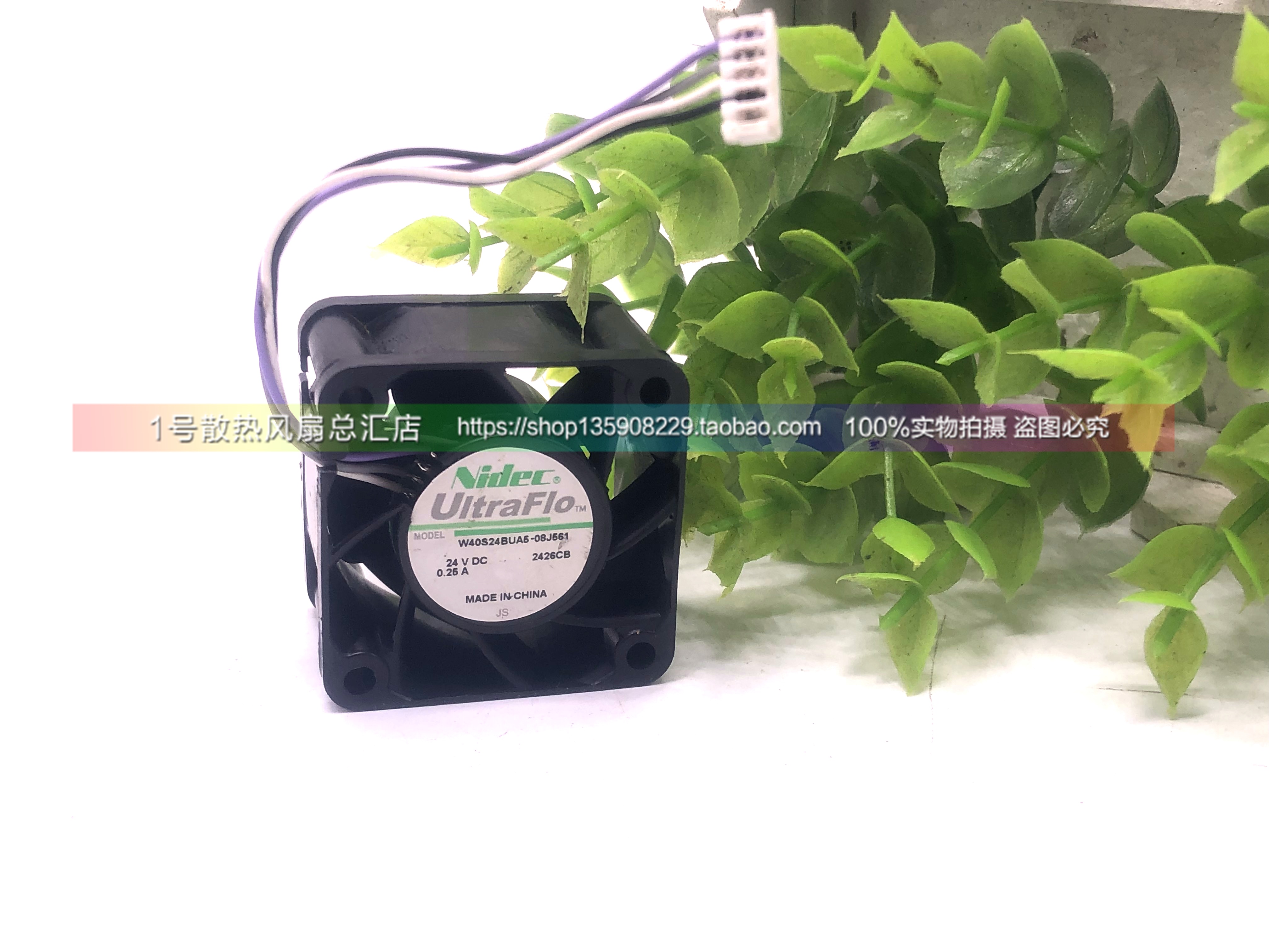 现货原装Nidec 4厘米 W40S24BUA5-08J561 24V 0.25A变频散热风扇