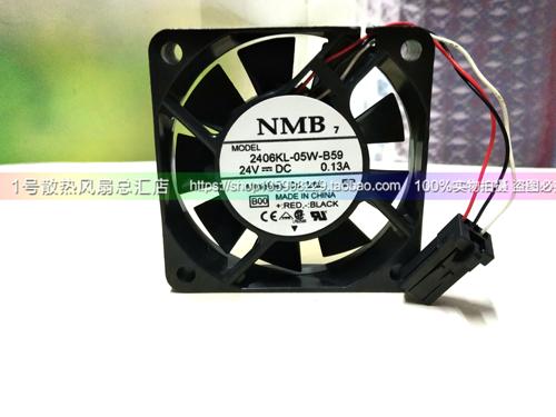 全新现货NMB 2406KL-05W-B59 6015 24V 0.13A 发那科系统散热风扇 - 封面