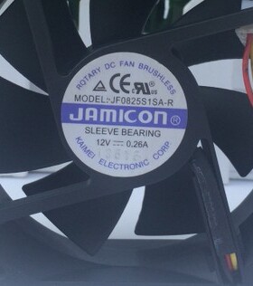 JF0825S1SA-R全新JAMICON凯美8025 新款UPS散热风扇12V 0.26A3线