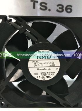 日本NMB9025 24V 0.29A 3610VL-05W-B59 09225VA-24N-BL 散热风扇