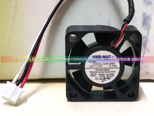 原装NMB-MAT 1204KL-04W-B59 3010 12V 0.12A 3CM 安川驱动器风扇