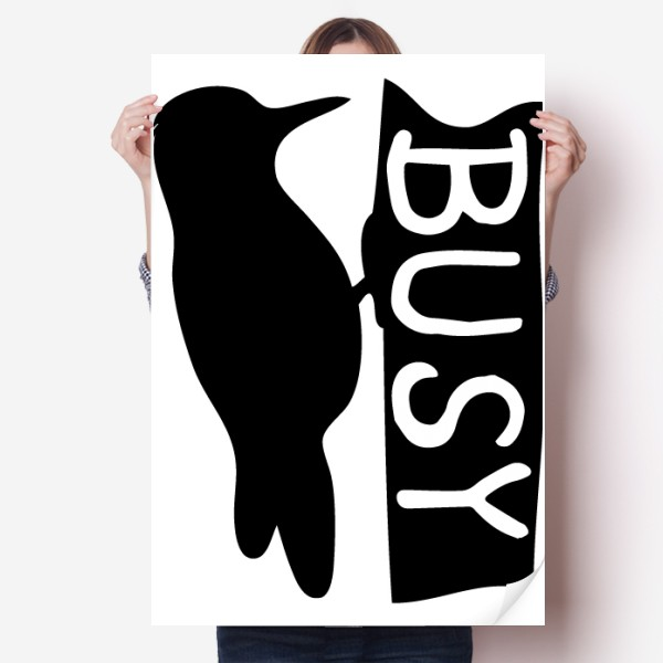 黑色动物自然墙贴纸卧室海报