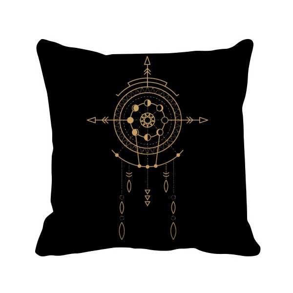 星空外星人符号组合方形抱枕靠枕沙发靠垫双面含芯礼物安全午睡