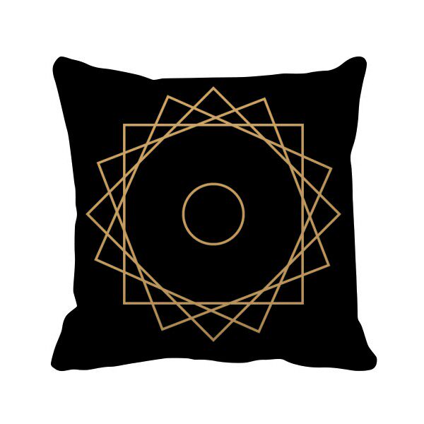 形状符号组合装饰纹样方形抱枕靠枕沙发靠垫双面含芯礼物安全午睡