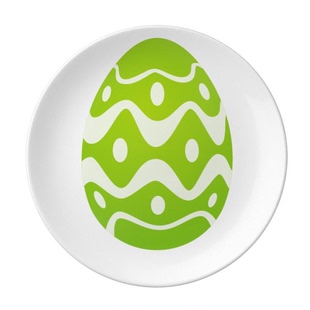 复活节节日彩蛋设计陶瓷餐菜盘子8寸月光盘餐具家居创意餐厅