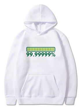 ins进度条国外春秋男女卫衣套装青少年韩版潮流连帽休闲运动服