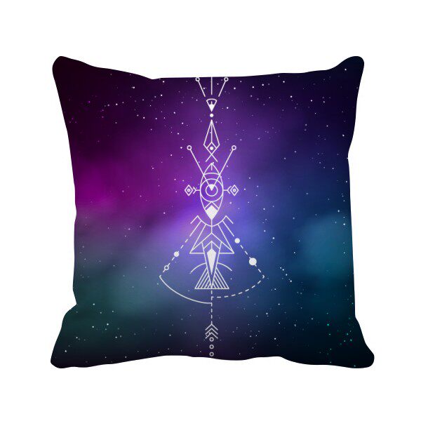 星空图腾符号组合装饰方形抱枕靠枕沙发靠垫双面含芯礼物安全午睡