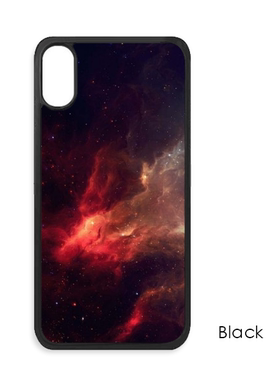 适用于iPhone美梦幻闪耀红色星云Xr手机壳max保护套678plus硅胶11