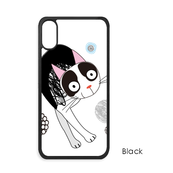 适用于iPhone通可爱瘦小猫咪Xr手机壳max手机保护套678plus硅胶11