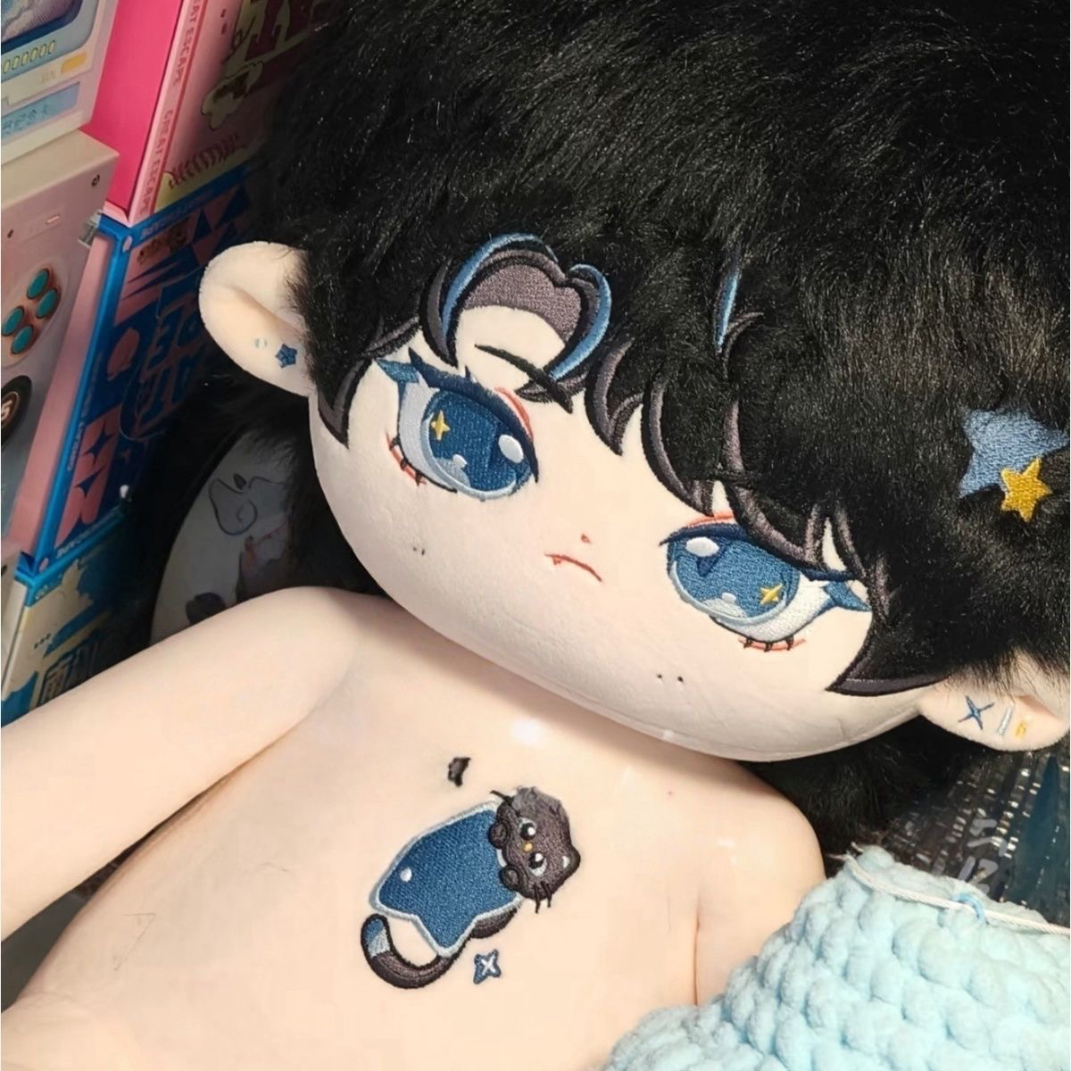 【限量开团】名侦探学院蒲熠星属性蒲星猫40cm棉花娃娃同人送礼物