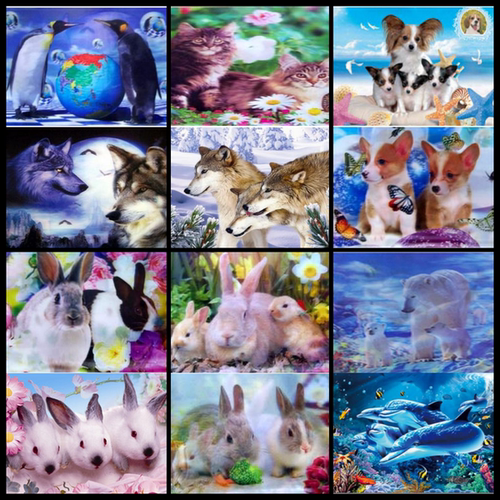 3D立体画客厅是PET光栅米航通用