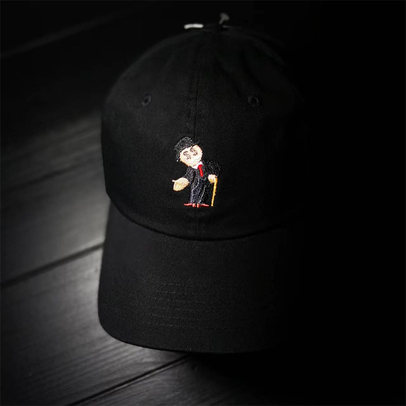 【现货】市井店 Any Memes美版潮牌嘻哈街舞滑板NoHandOuts棒球帽