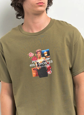 【代购】市井店 40s & Shorties x Penthouse 美版潮牌CollageT恤