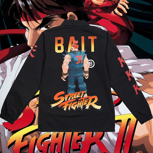 BAIT 市井店 代购 潮牌豪鬼教练夹克外套 Street Fighter美版