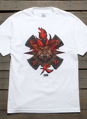 【现货】市井店 BAIT x STREET FIGHTER 美版潮牌Akuma圆领T恤
