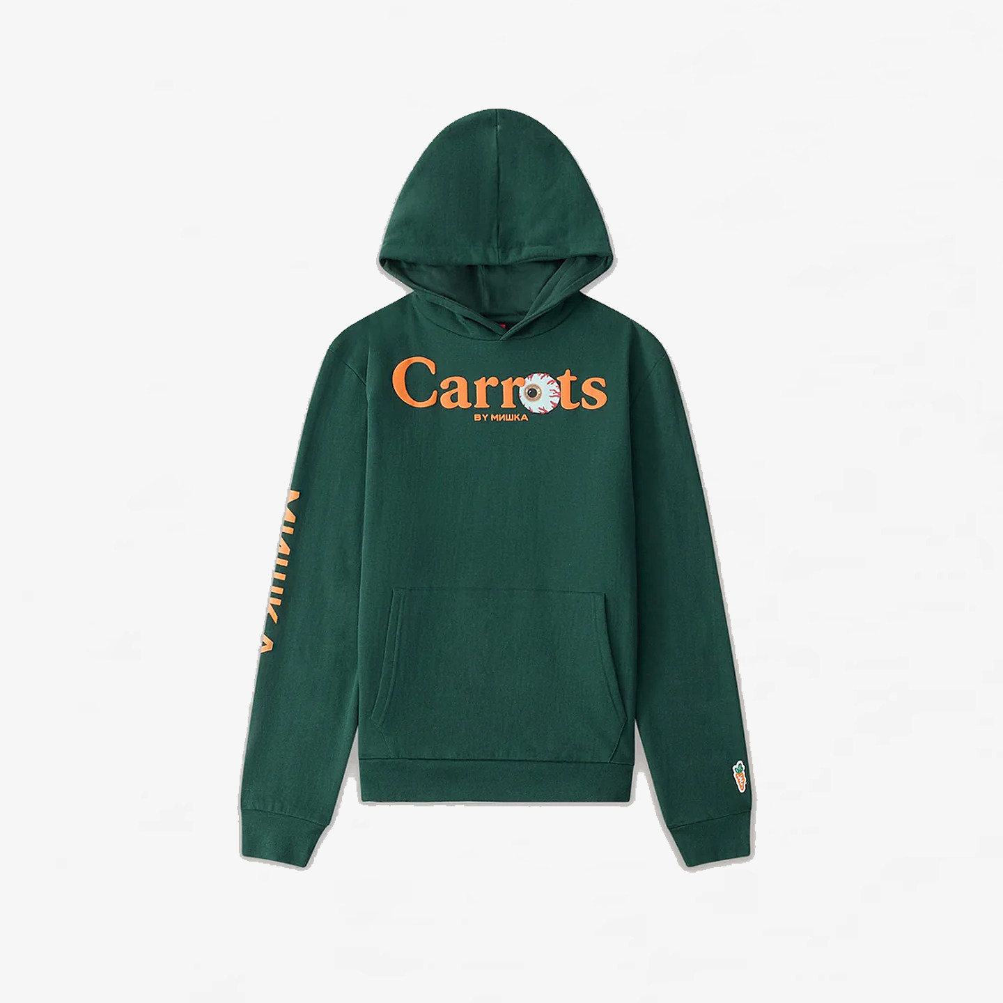 【代购】市井店 Mishka x Carrots 美版潮牌嘻哈街舞滑板连帽卫衣