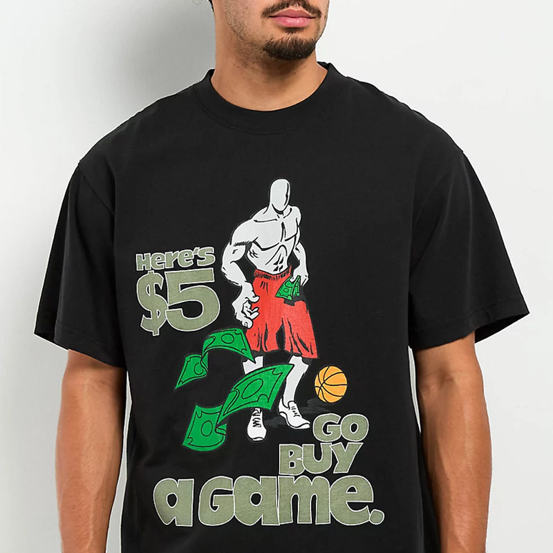 AND1街头潮流进口印花T恤