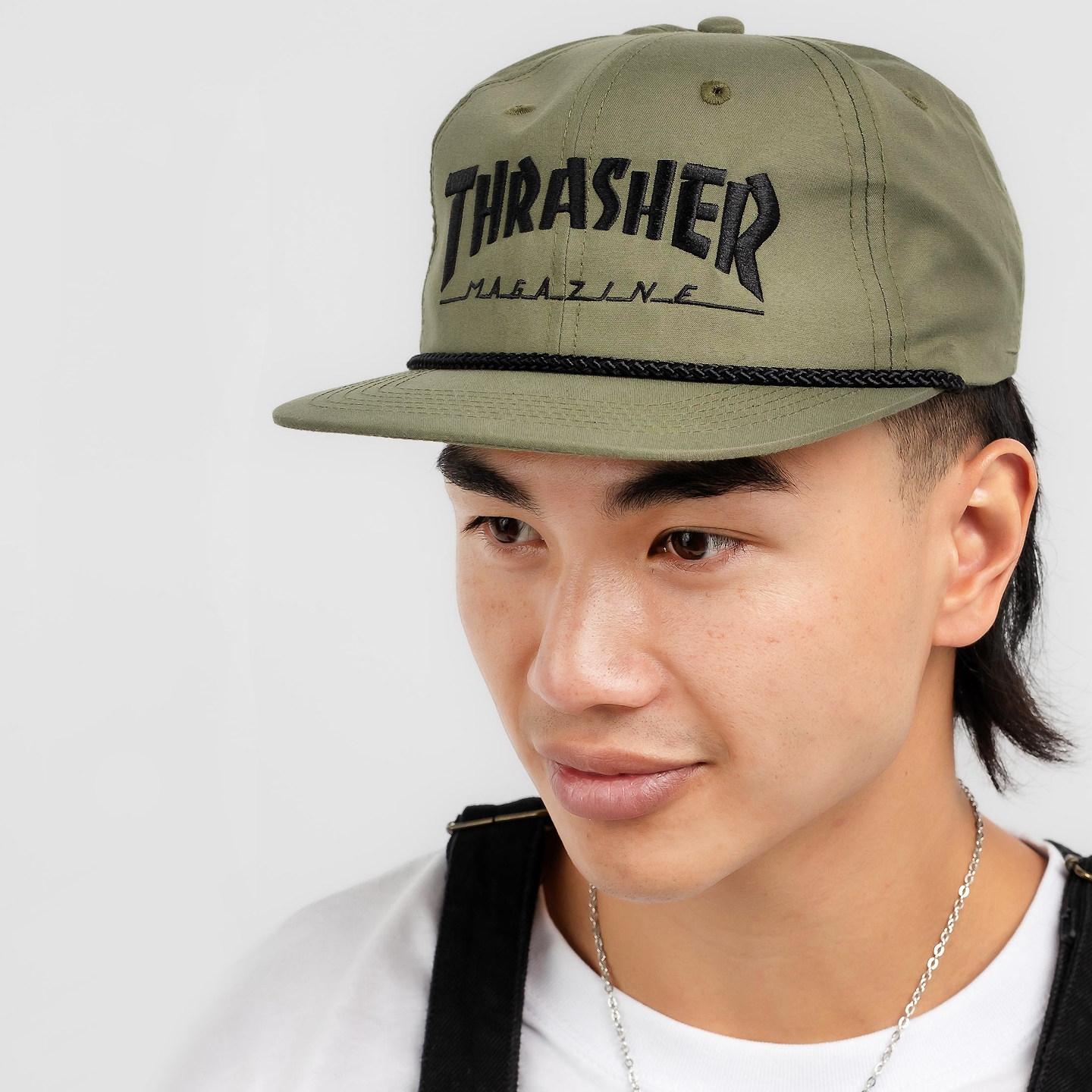 【代购】市井店 Thrasher 美版潮牌嘻哈街舞滑板Logo棒球帽