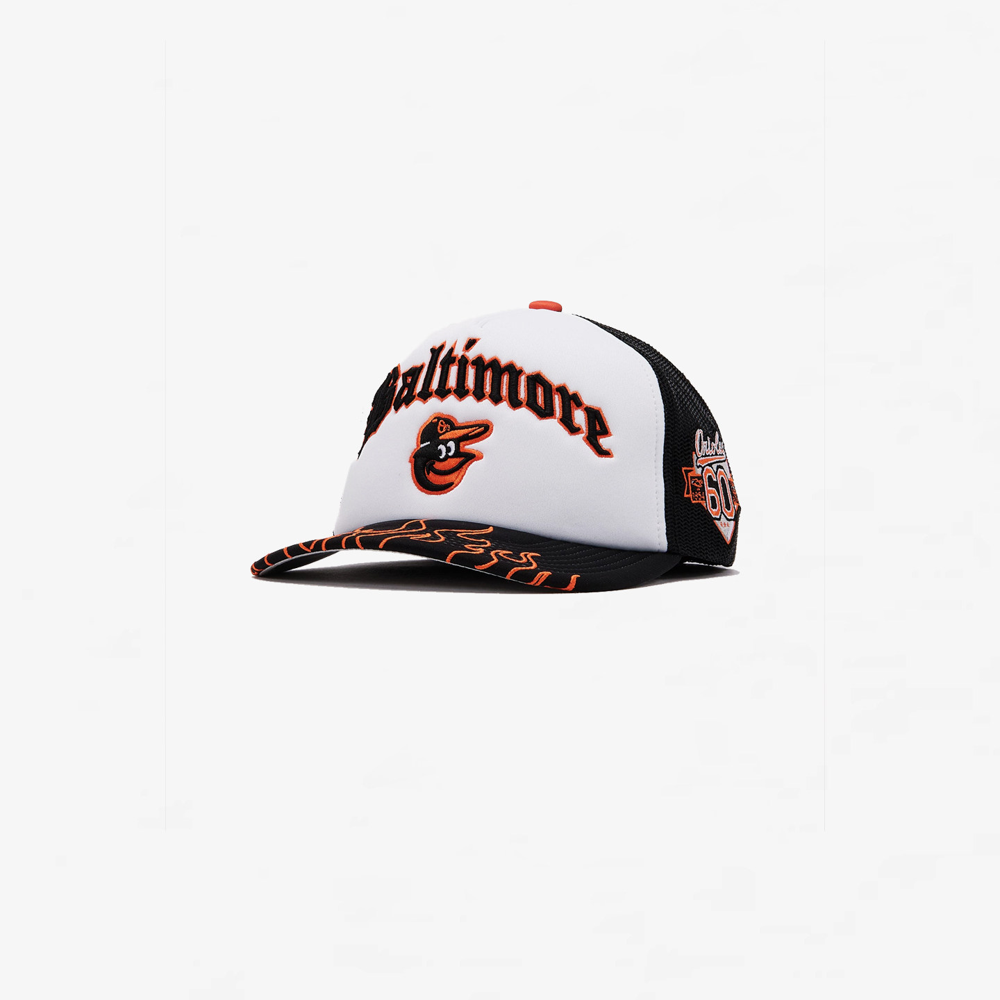 【代购】市井店 MLB x M&N 美版潮牌嘻哈金莺队Flame网帽棒球帽